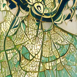 Nijmegen Art Nouveau Map by Maps Are Art