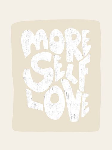 Mehr Selbstliebe Weiß