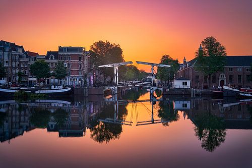 Uitzicht op de Amstel en de Walter Süskindbrug in Amsterdam, 2018 - 2
