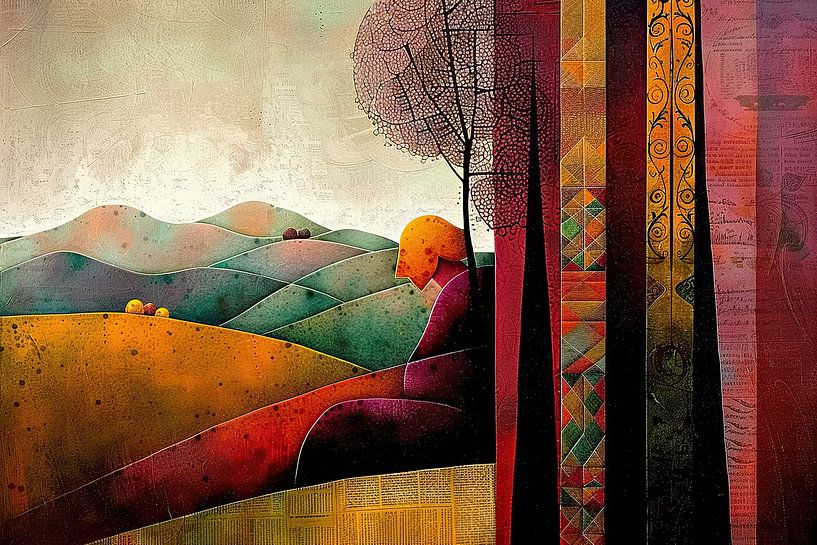 Landscape | Silent Hills Echo by Wonderful Art