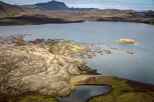 Meer in Landmannalaugar van Ab Wubben