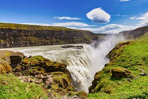 Gullfoss-Wasserfall in Island