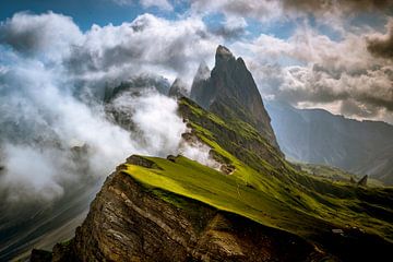 Seceda in den Dolomiten von Antwan Janssen
