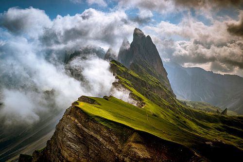 Seceda in de Dolomieten
