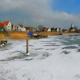 Durgerdam aan het IJmeer van Ger Veuger