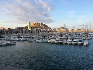 Hafen Alicante von Lynn Van Ballaer