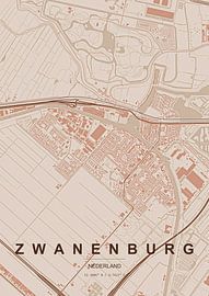 Lageplan von Zwanenburg von Stef van Campen