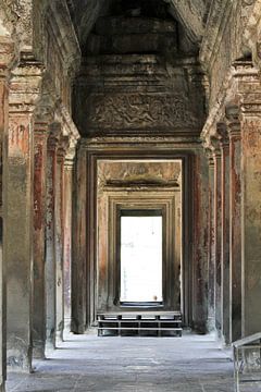 In de tempel van Angkor Wat van Levent Weber