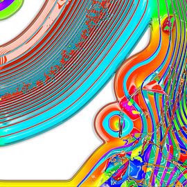 Der orangefarbene Tintenfisch von Elmer Kouwenberg