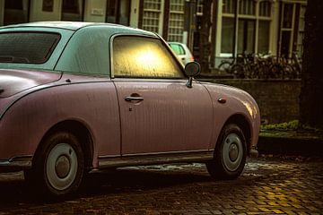 Voiture classique rose sur Lima Fotografie