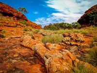 walk through Watarrka National Park, Australia