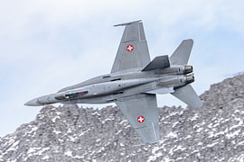 McDonnell Douglas F/A-18C Hornet van de Zwitserse Luchtmacht.
