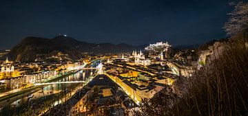 Salzburg by night by Christa Kramer