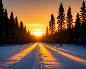 1. besneeuwde vlakte