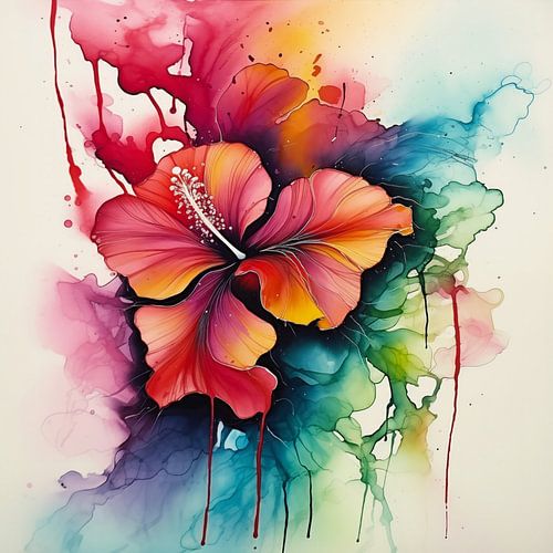 bloemen aquarel