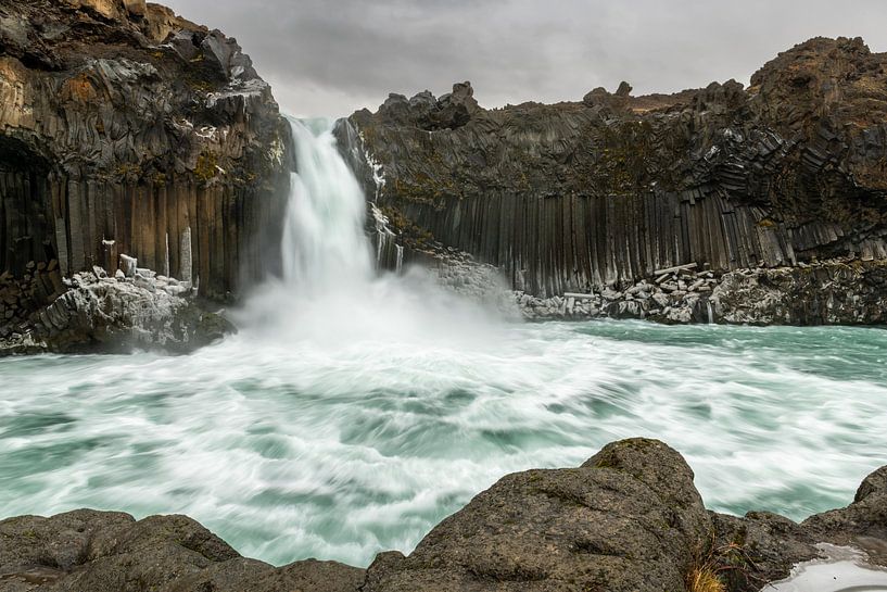 The Aldeyjarfoss in Northern Iceland by Gerry van Roosmalen