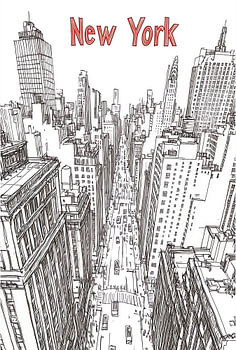 Esquisse de l'avenue de New York I