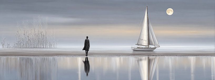 Moonlight by the Sea by Karina Brouwer