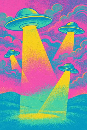 Néon UFO`s sur Treechild