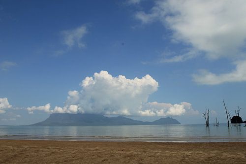 Landschap met Zuid Chinese zee