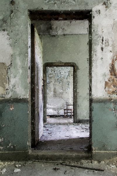 Verlassenes Haus in Belgien von Digitale Schilderijen