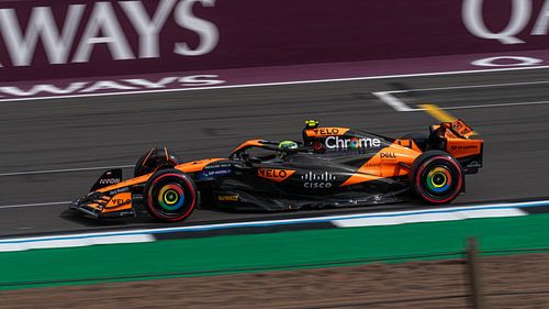 Lando Norris Silverstonde 2024 Start/Ziel