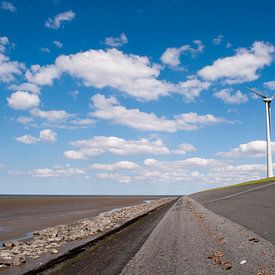 Mooie lijnenspel aan de kust van Groningen von Ilse Radstaat