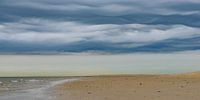 Sturmwolken am Strand