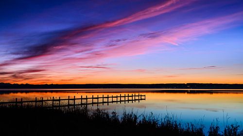Long jetty at the Ammersee