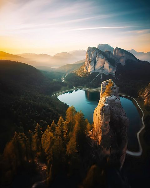 Sonnenaufgang im Yosemite Nationalpark von fernlichtsicht