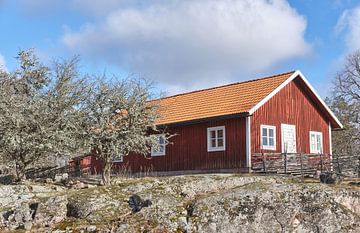 Maison suédoise à Stensjö sur Geertjan Plooijer