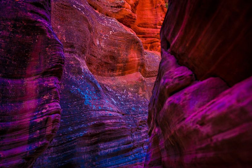 Colorfull rocks in Utah van Theo van Woerden