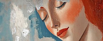 Close Your Eyes to See van Abstract Schilderij
