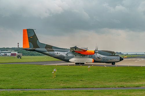 Luftwaffe C-160 Transall tijdens afscheidstournee.