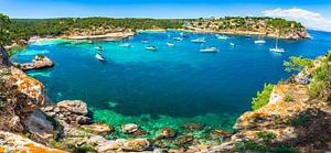 Plage de Portals Vells, île de Majorque, Espagne Mer Méditerranée sur Alex Winter