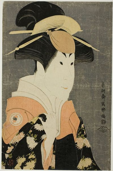 Toshusai Sharak - The actor Segawa Tomisaburo II as Yadorigi, wife... von Peter Balan