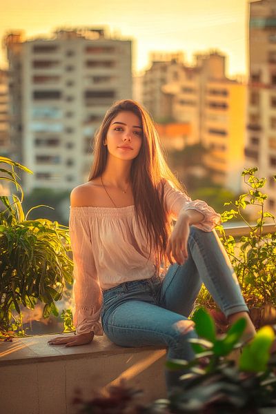 Sunset and style by Poster Art Shop