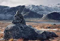 Paysage d'hiver en Norvège