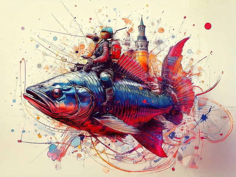 Balade à dos de poisson par Günter Puschmann