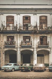 klassieke amerikaanse auto in Havana Cuba 5 van Emily Van Den Broucke