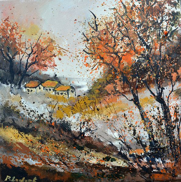 Red autumn by pol ledent
