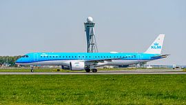 KLM Cityhopper Embraer E195-E2 Passagierflugzeug. von Jaap van den Berg