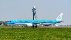 KLM Cityhopper Embraer E195-E2 Passagierflugzeug.