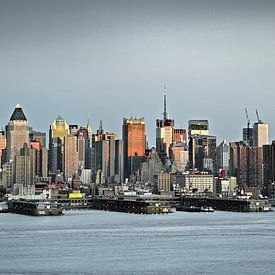 New York, skyline of Midtown Manhattan by Frans Lemmens