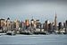 New York, skyline van Midtown Manhattan van Frans Lemmens