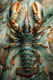 Lobster on marble by Steffen Gierok