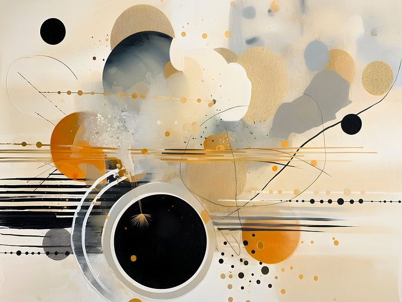 Abstrakte moderne Aquarellmalerei von haroulita