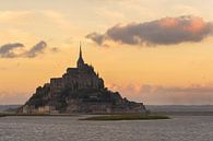 Mont St-Michel tijdens zonsondergang van Jos Pannekoek thumbnail