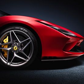 Ferrari F8 Tributo Front Side Wheel and headlight design by Thomas Boudewijn