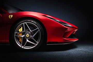 Ferrari F8 Tributo Front Side Wheel and headlight design